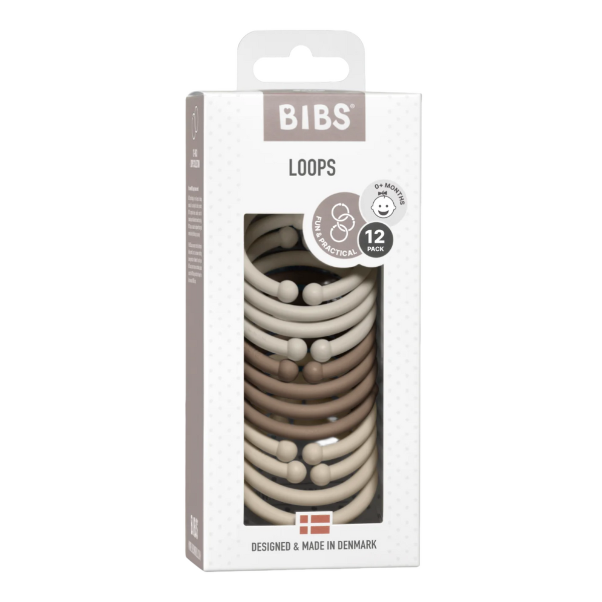 BIBS Loops 12kpl Sand/Vanilla/Dark Oak