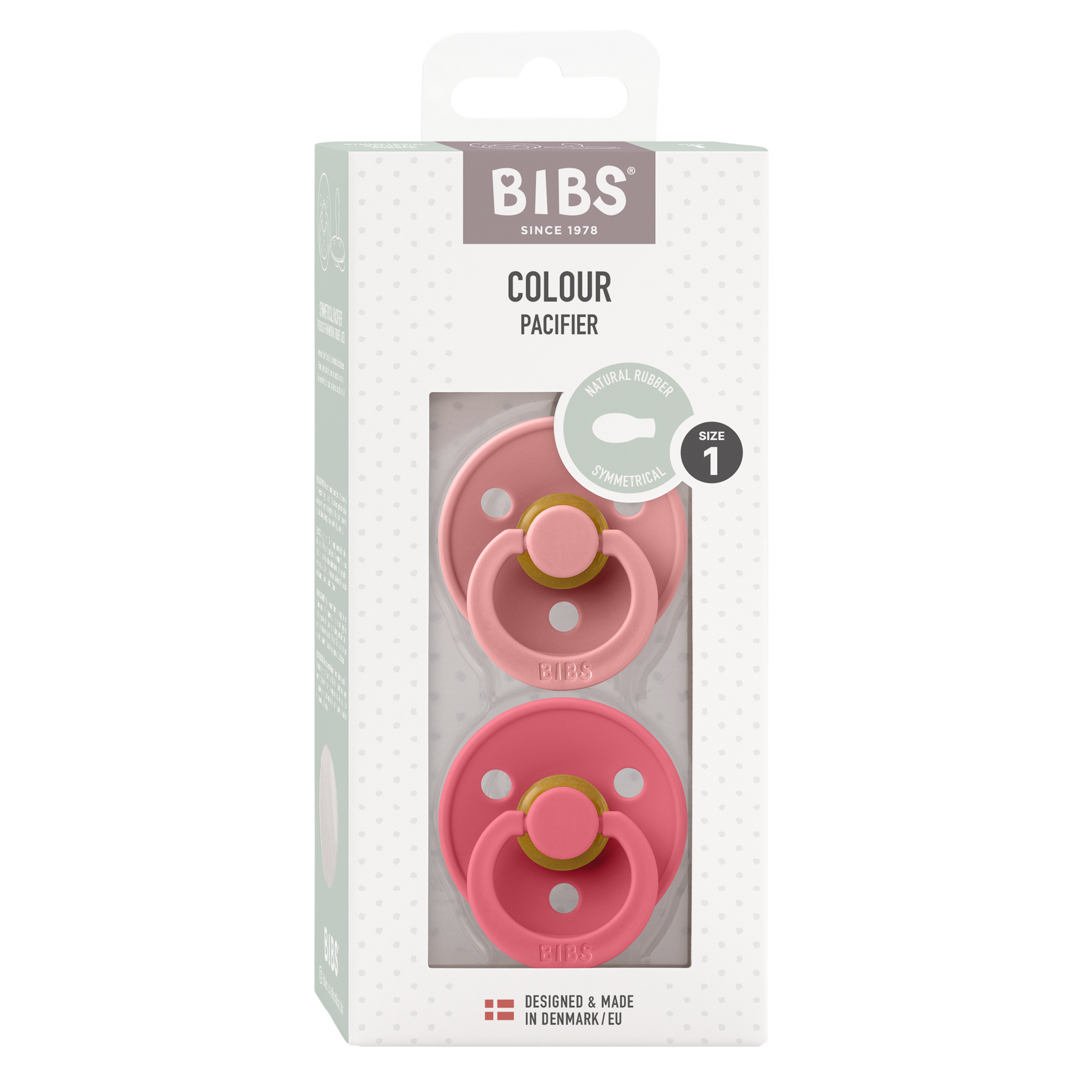 BIBS Supreme Tutti 2kpl Koko 1 Dusty Pink/ Coral