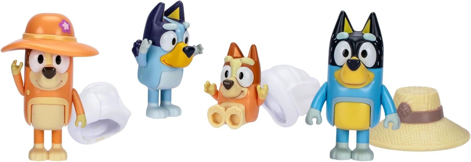 BLUEY Family Trip -Lomahahmot 4 kpl