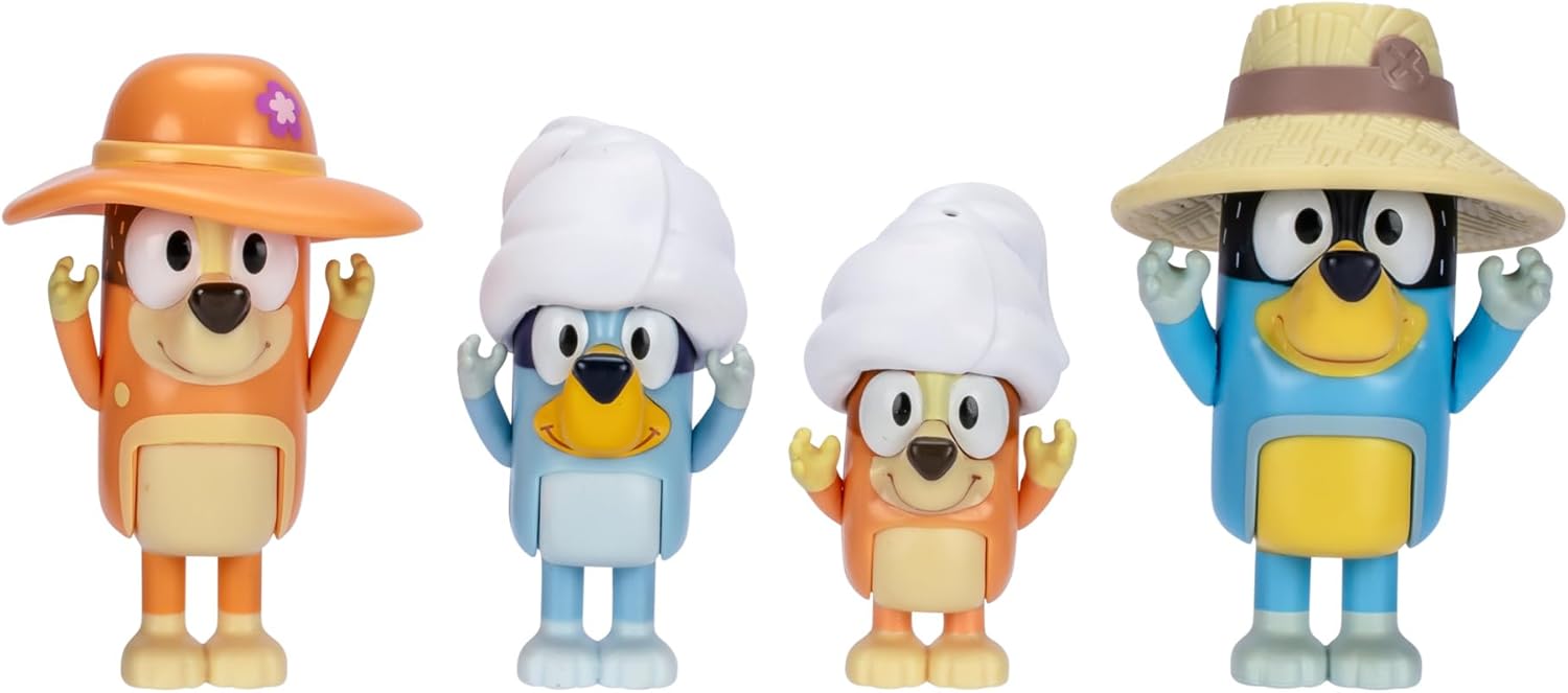 BLUEY Family Trip -Lomahahmot 4 kpl