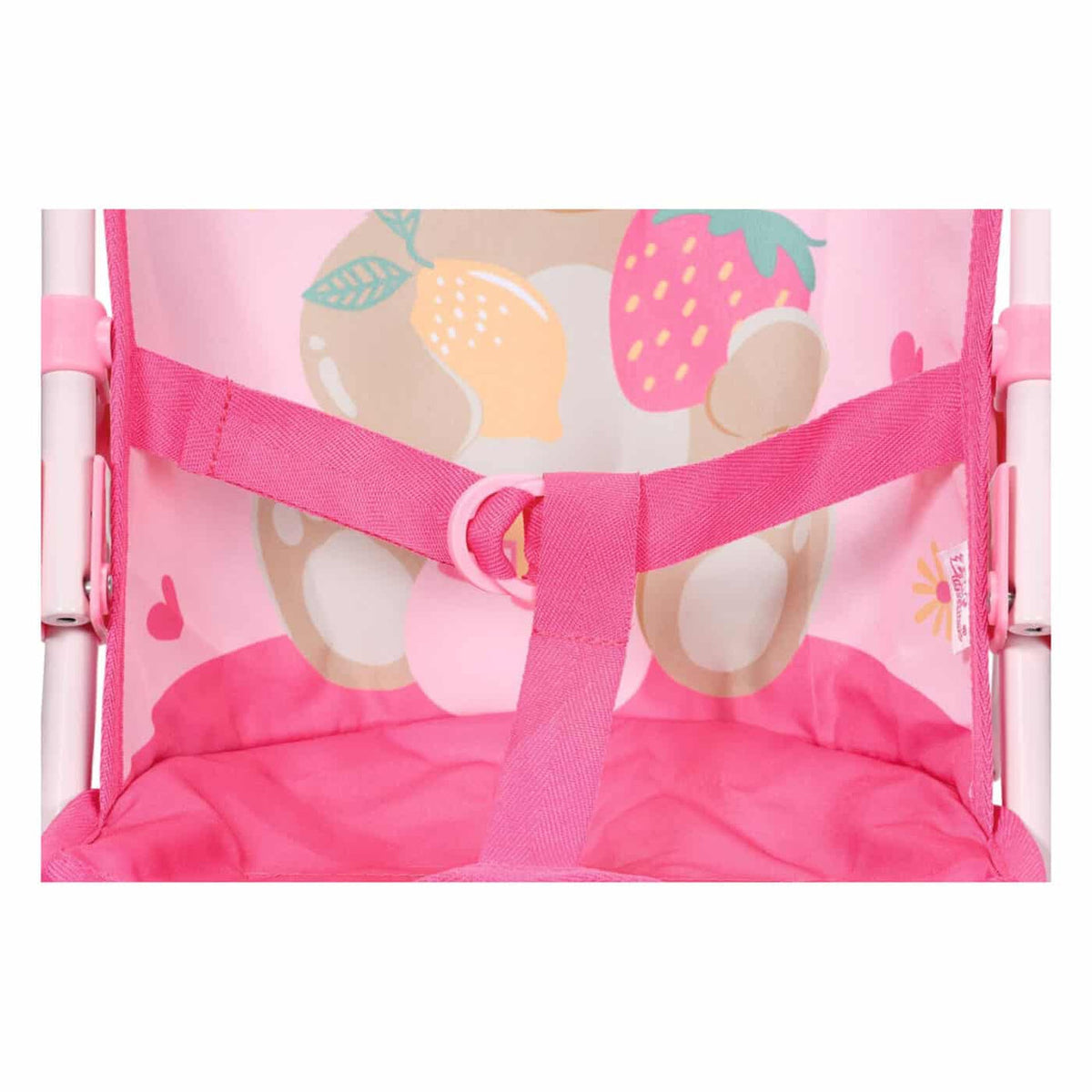 Baby Born Nuken Rattaat Vaaleanpuna/ Harmaa Nallekuviolla