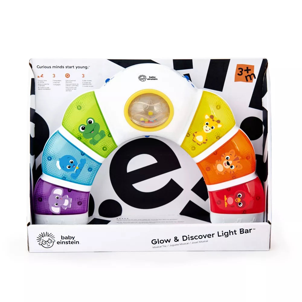 Baby Einstein Glow & Discover Light Bar Masuhetki Aktiviteettilelu (Englanti)
