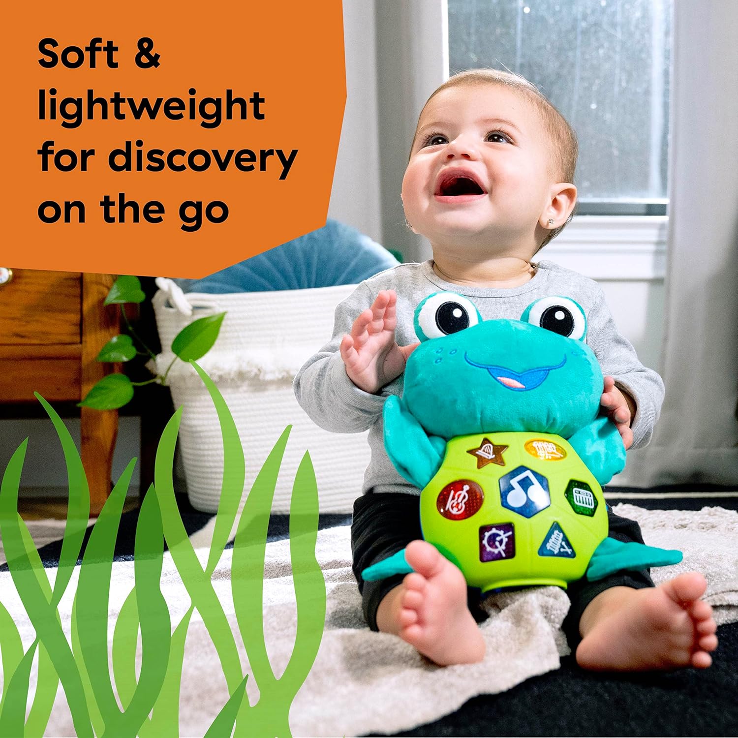 Baby Einstein Neptune's Cuddly Composer Musiikki Aktiviteettipehmolelu