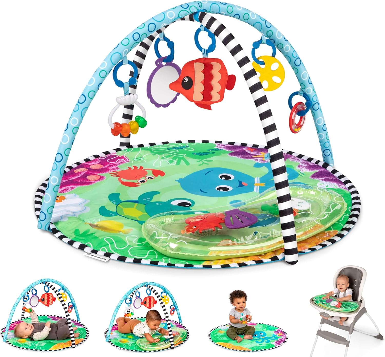 Baby Einstein Sea Floor Explorers 2-in-1 Aktiviteettimatto Vauvajumppa ja Vesimatto