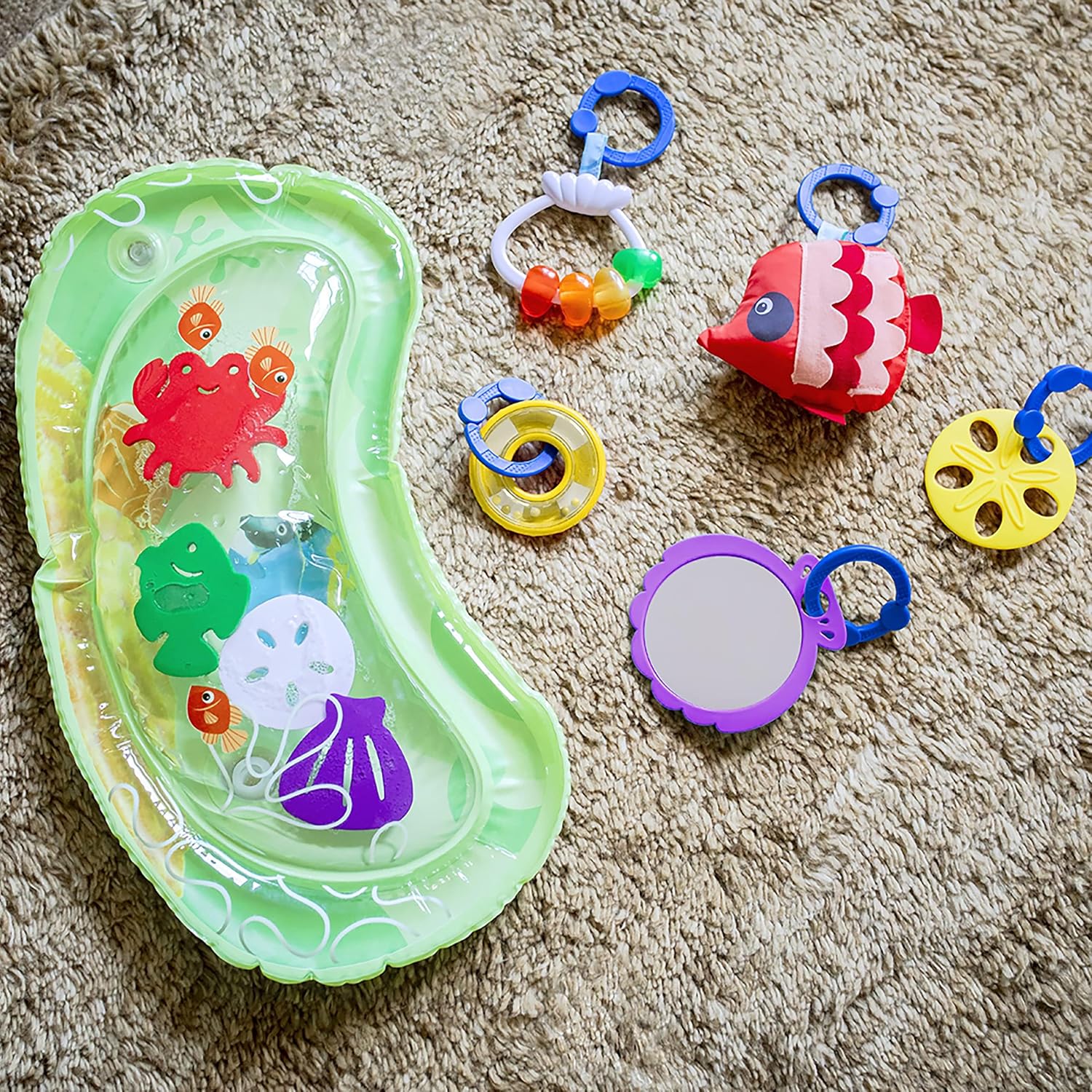 Baby Einstein Sea Floor Explorers 2-in-1 Aktiviteettimatto Vauvajumppa ja Vesimatto