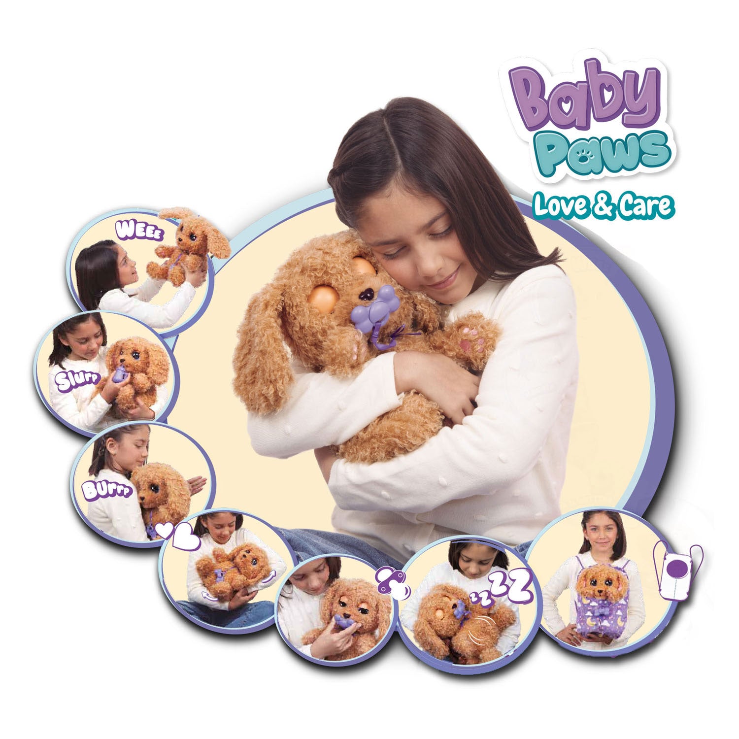 Baby Paws Interaktiivinen Koira Love And Care Labradoodle