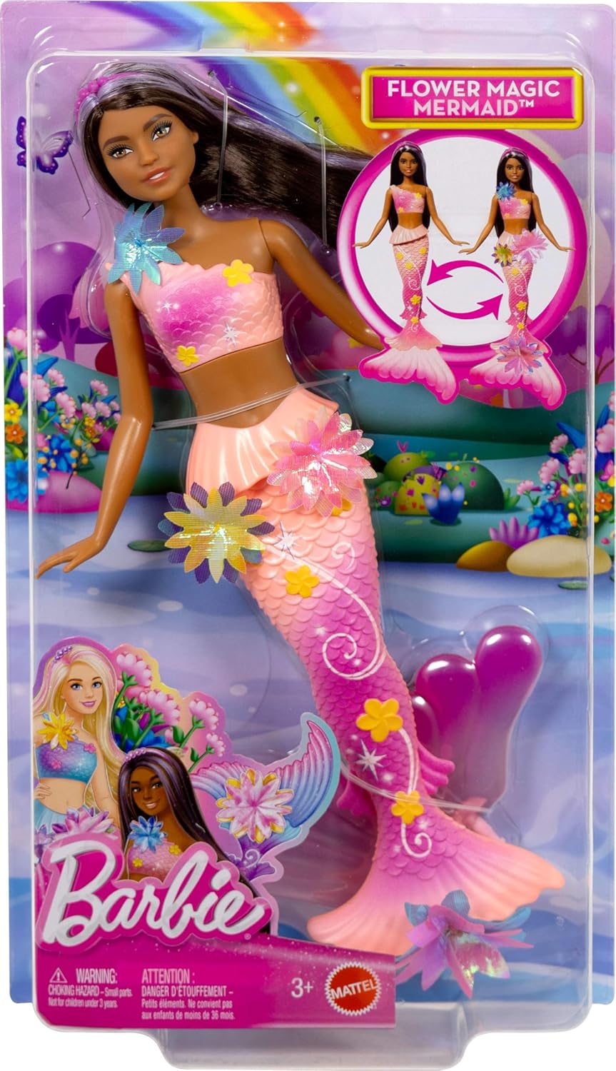 Barbie Blooming Mermaid Merenneito Nukke Pinkki