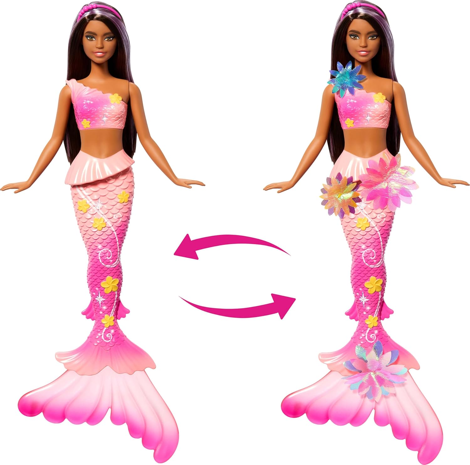 Barbie Blooming Mermaid Merenneito Nukke Pinkki