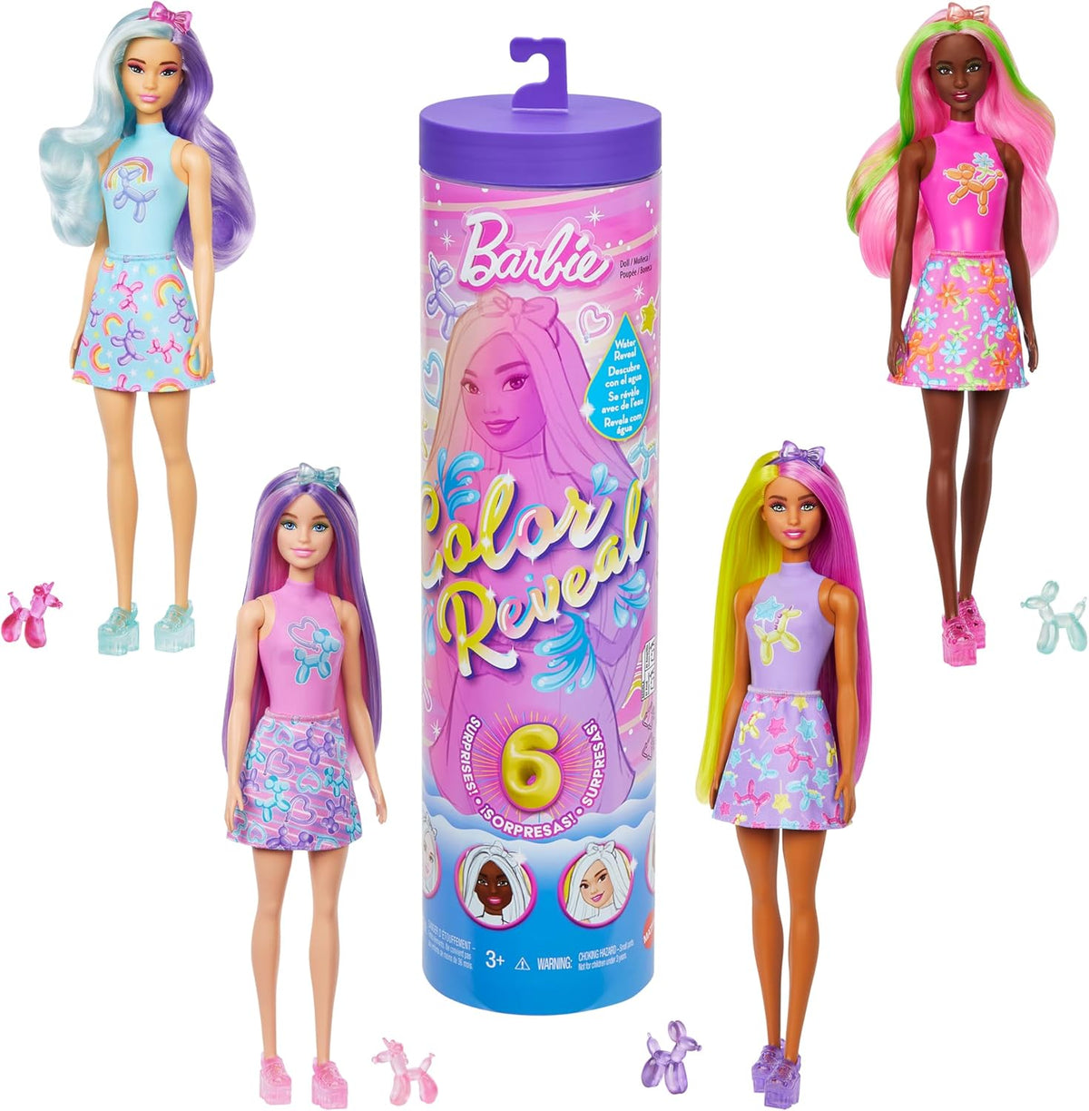Barbie Color Reveal Balloon Animal Series