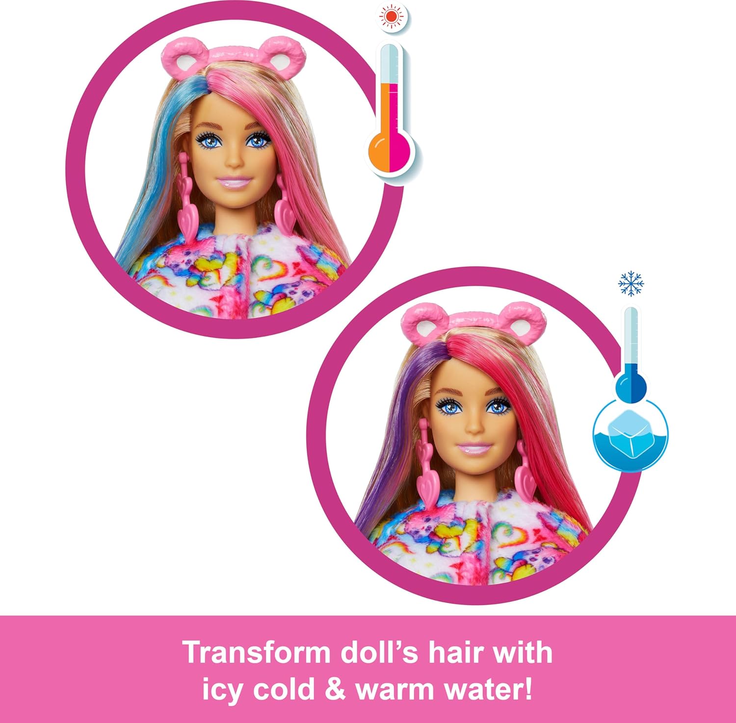 Barbie Cutie Reveal Halinalle Pinkki