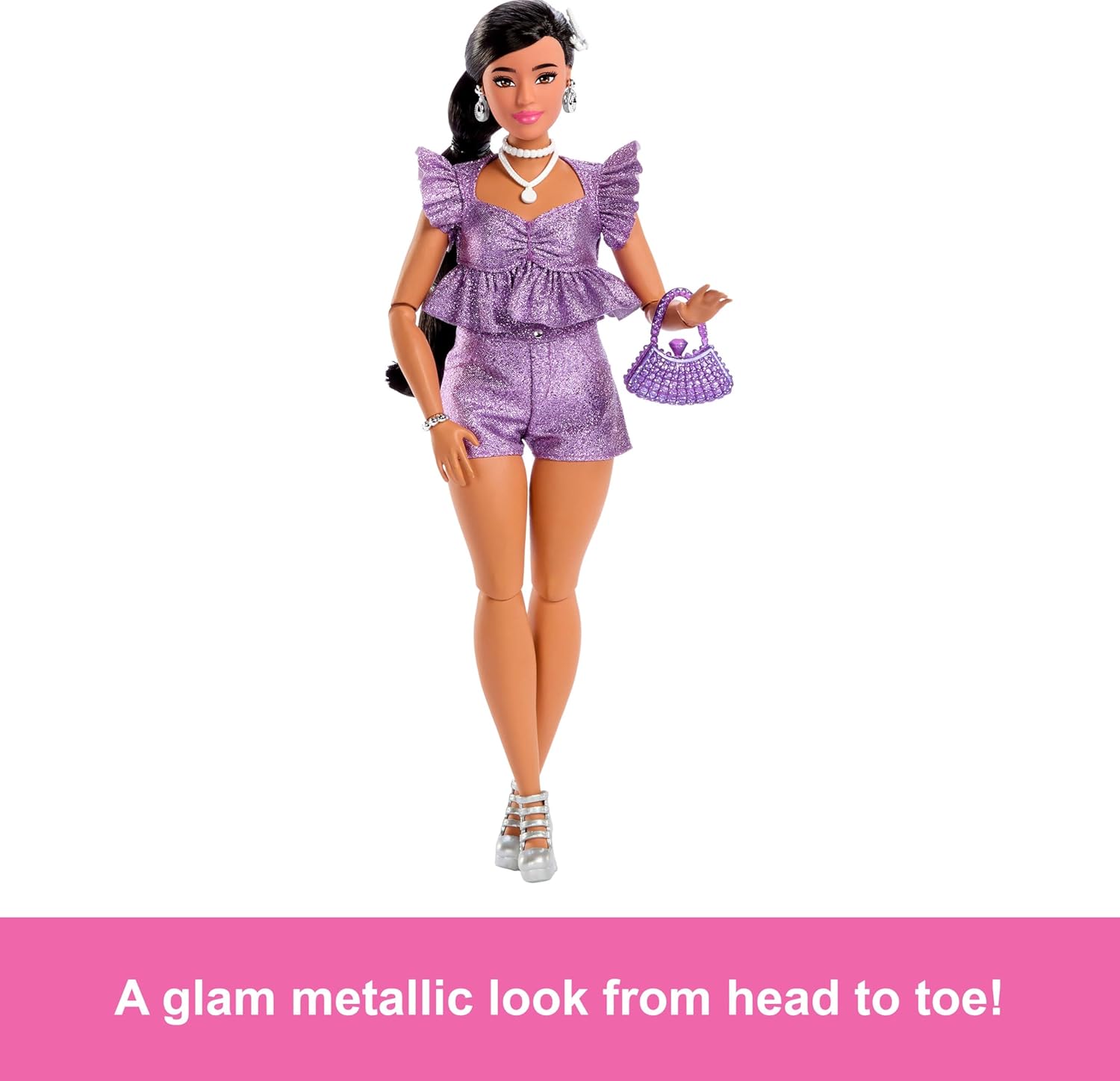 Barbie Deluxe Style Nukke Lila