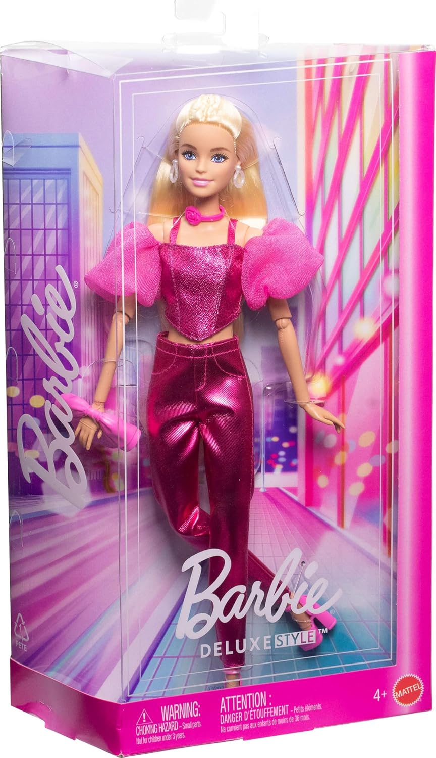 Barbie Deluxe Style Nukke Pinkki Toppi