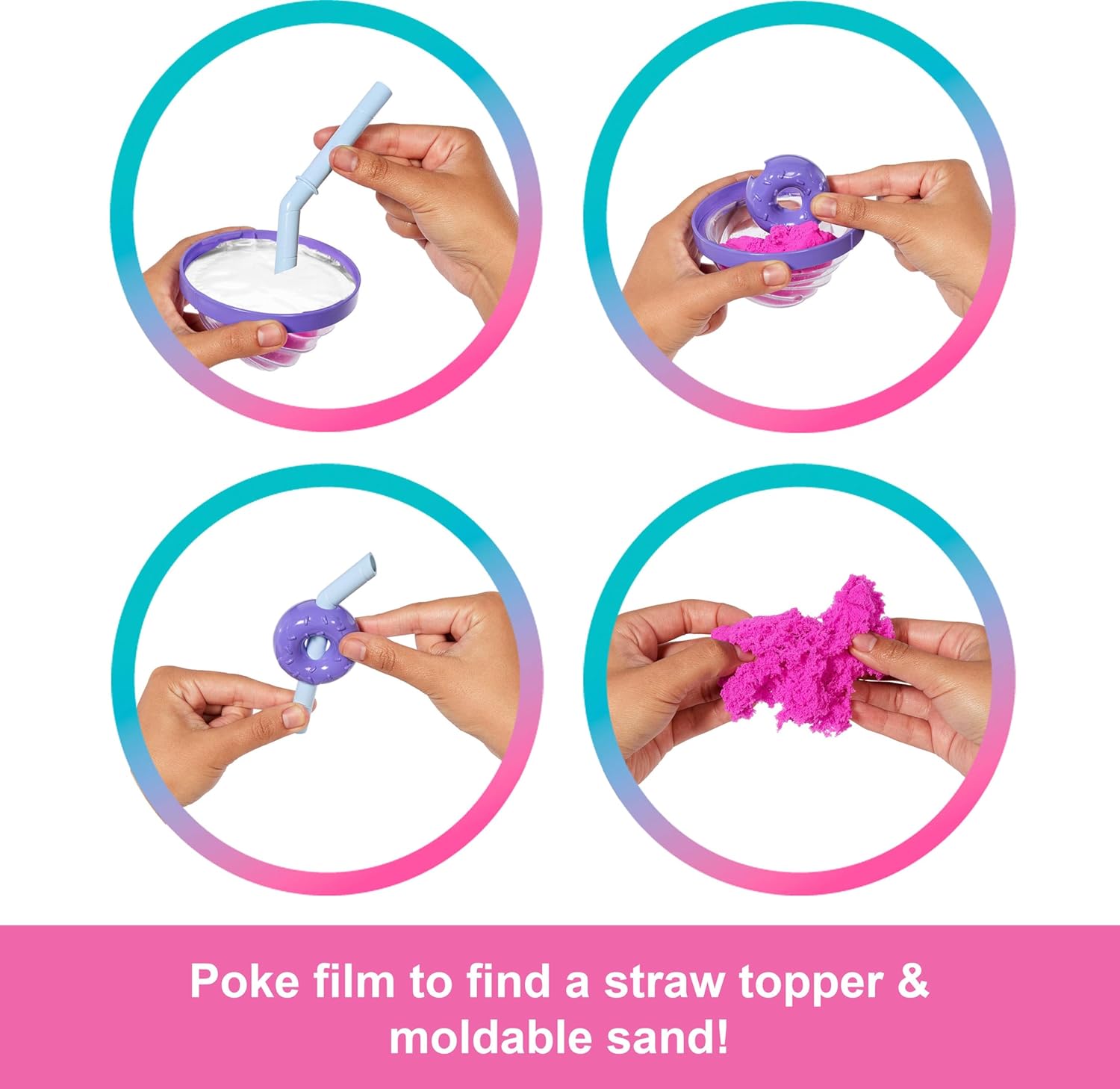 Barbie Pop Reveal Treats Lila