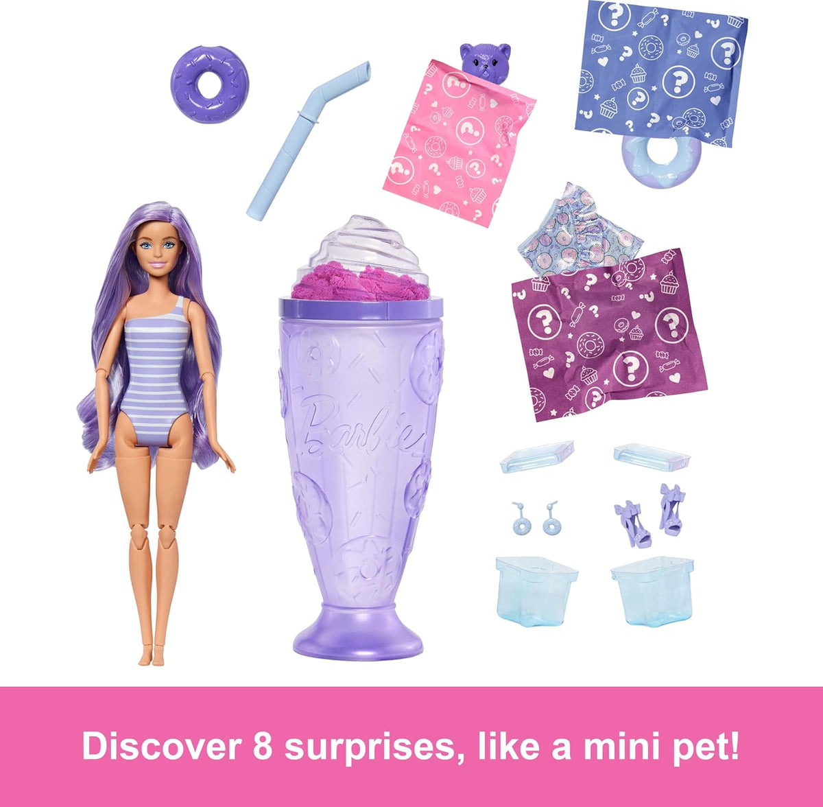 Barbie Pop Reveal Treats Lila