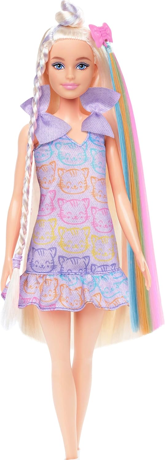 Barbie Vaaleatukkainen Nukke Kissamekolla