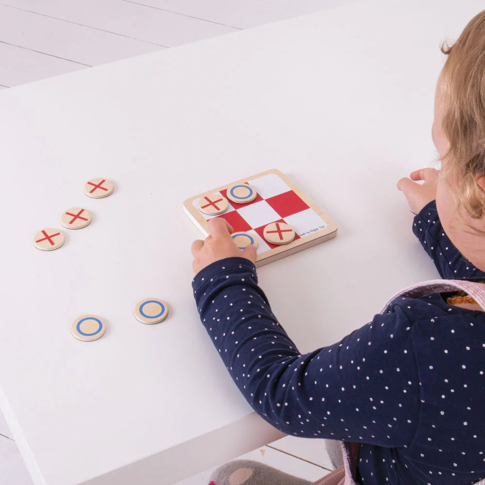 BigJigs Puinen Ristinolla Peli