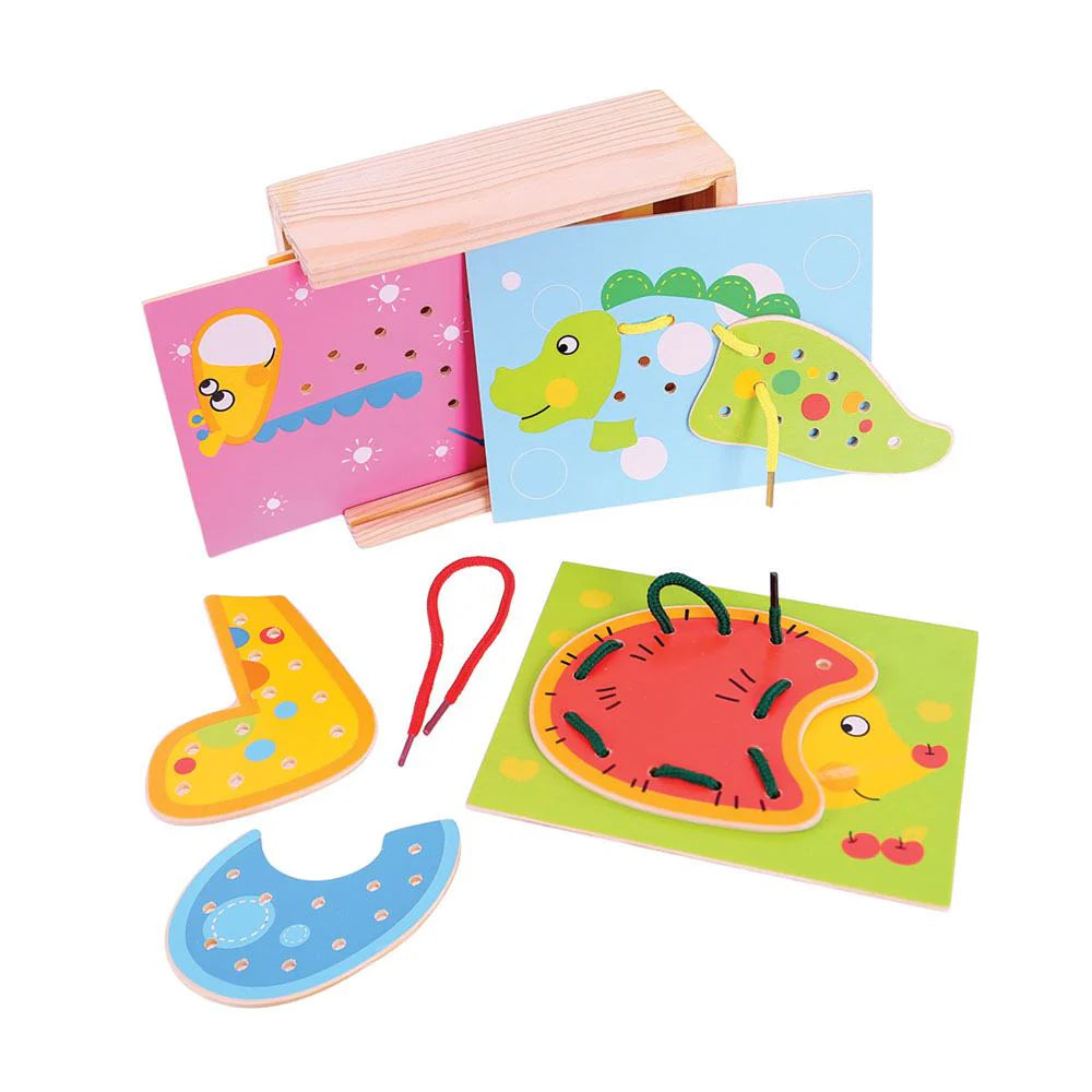 BigJigs Puiset Eläin Ompelukuvat