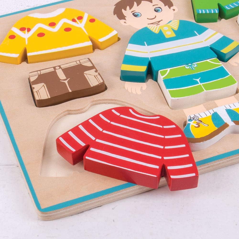 Bigjigs Dressing Boy -Palapeli