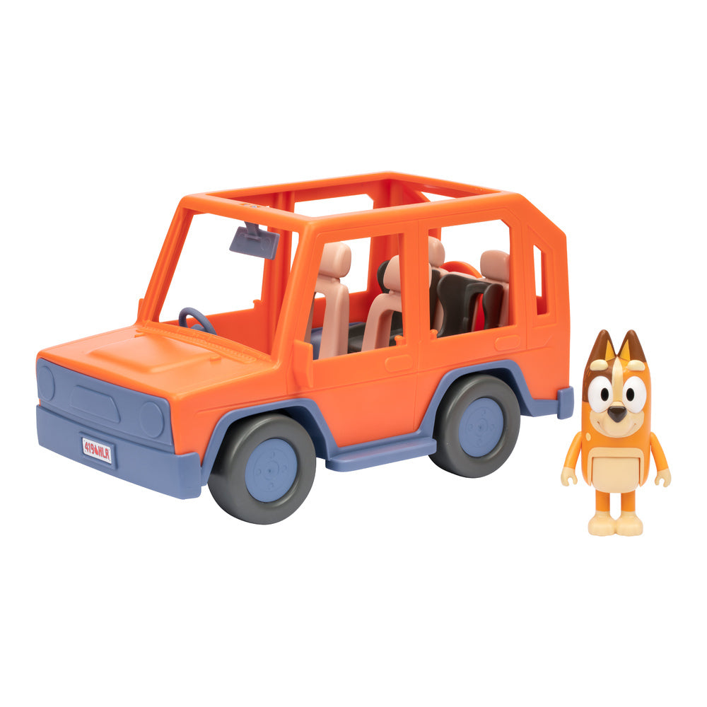 Bluey Family Road Trip Perheauto + Chilli (Äiti)