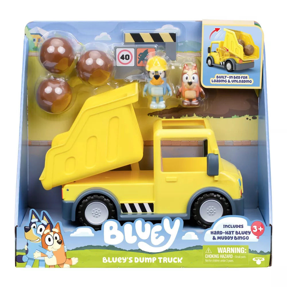 Bluey Kippikuorma-auto ja Bluey + Bingo Hahmot