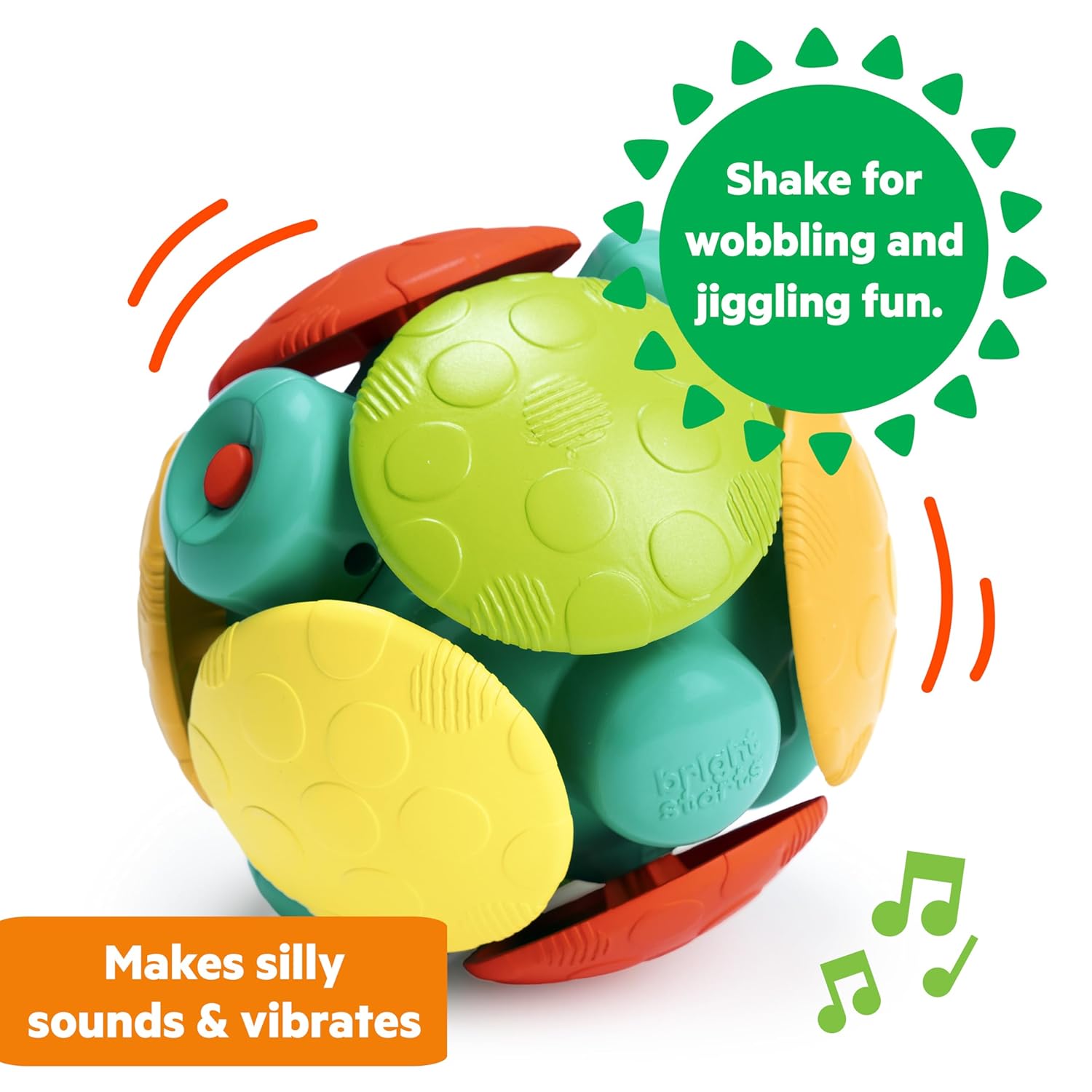 Bright Starts Wobble Bobble Crawl and Chase Ball Liikkuva Pallo