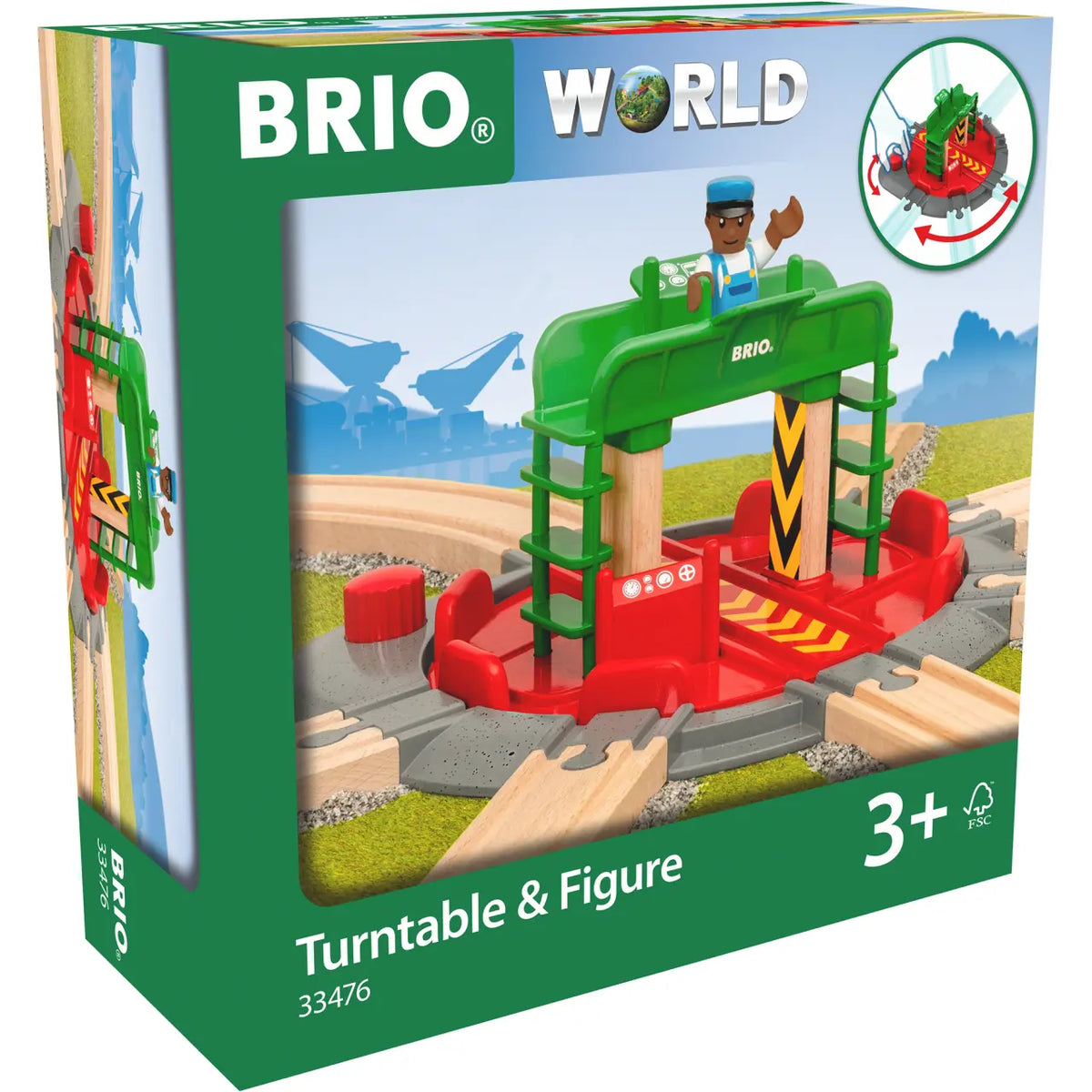 Brio 33476 Kääntöpöytä ja Hahmo