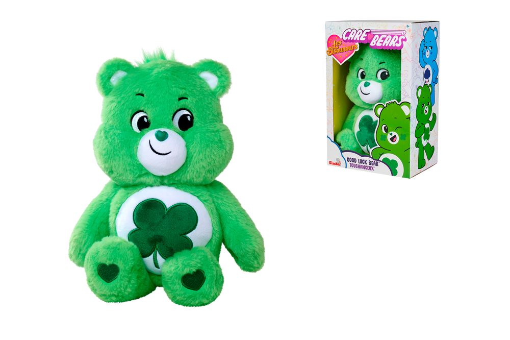 Care Bears Halinallet Pehmolelu 35 cm - Good Luck Bear Vihreä