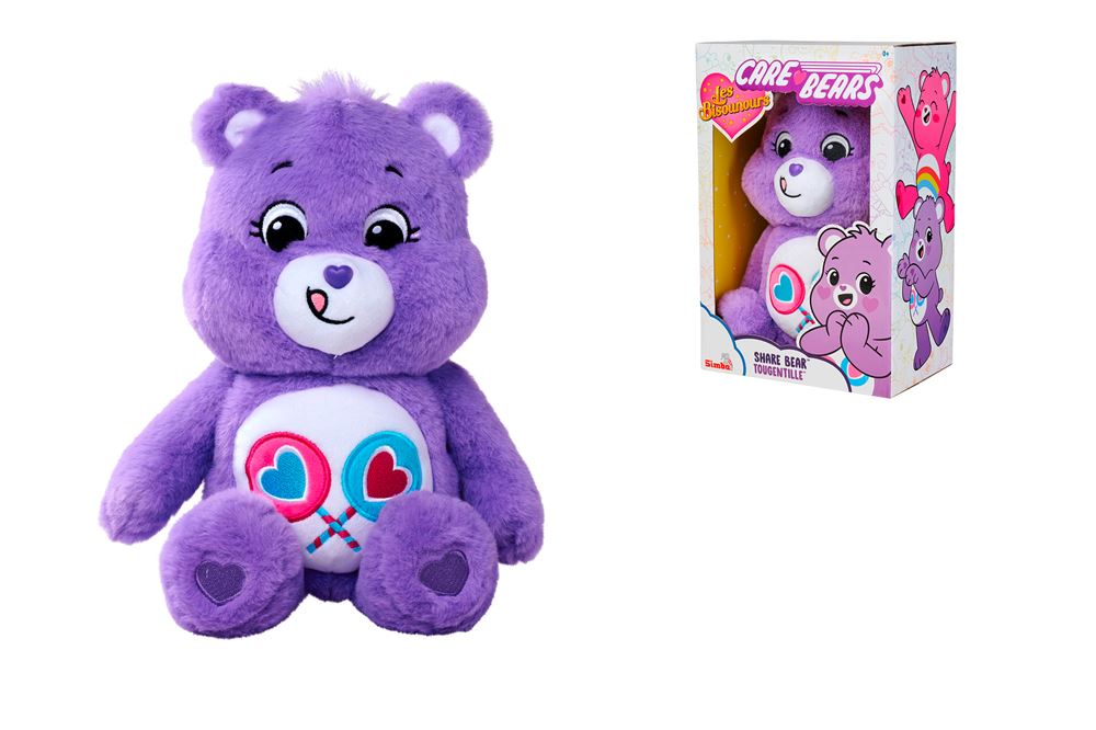 Care Bears Halinallet Pehmolelu 35 cm - Share Bear Violetti