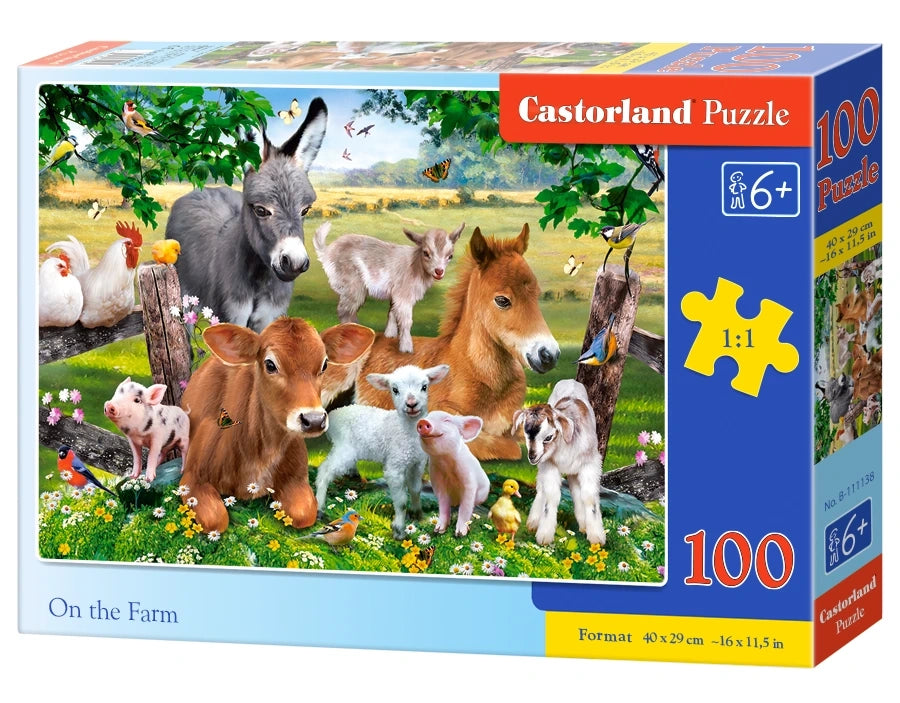 Castorland Palapeli 100 Palaa On the Farm