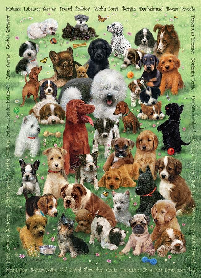 Cobble Hill 350 XXL Palan Palapeli Family - Puppy Love