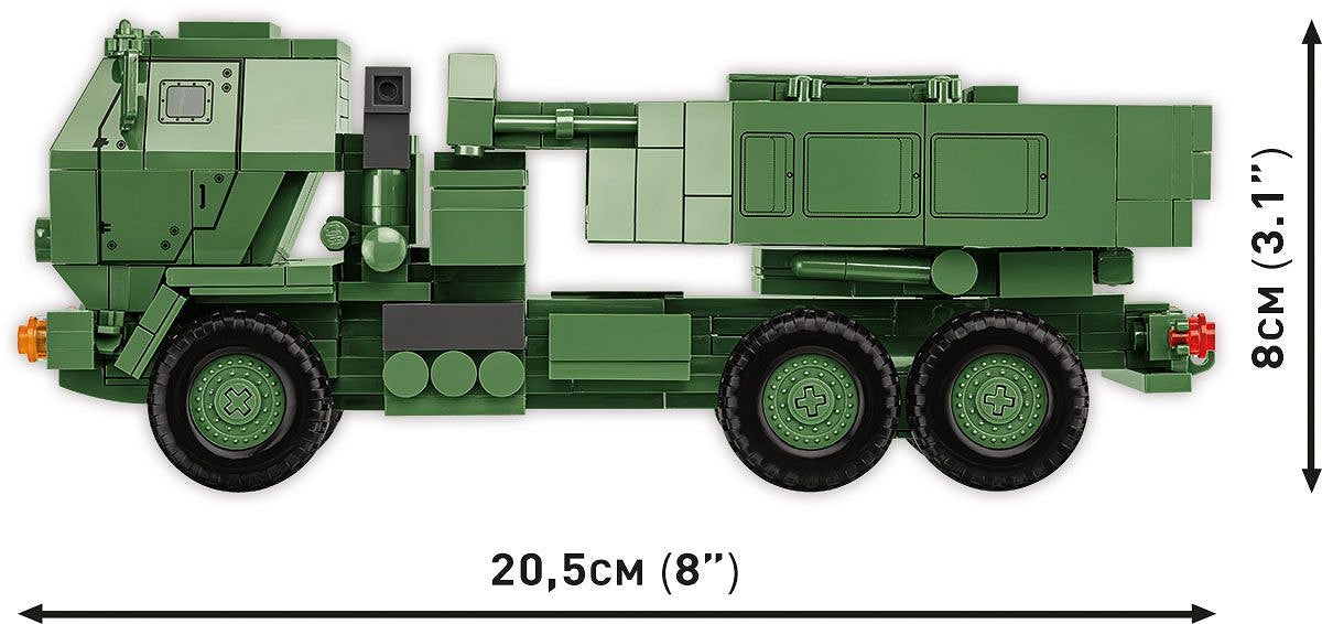 Cobi 2626 M142 Himars 1:35 Koottava Armeija Ajoneuvo