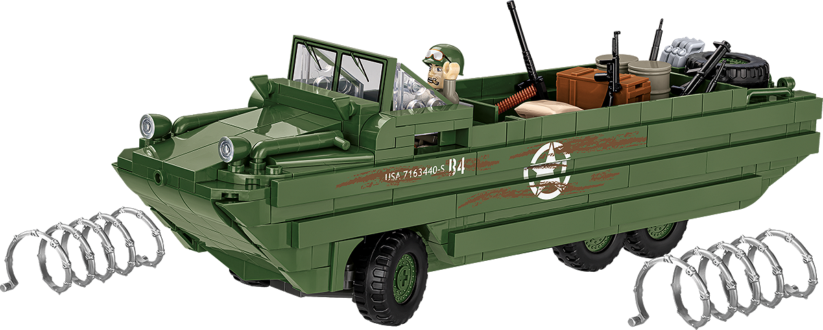 Cobi 3110 Dukw Anphibia Koottava Panssarivaunu