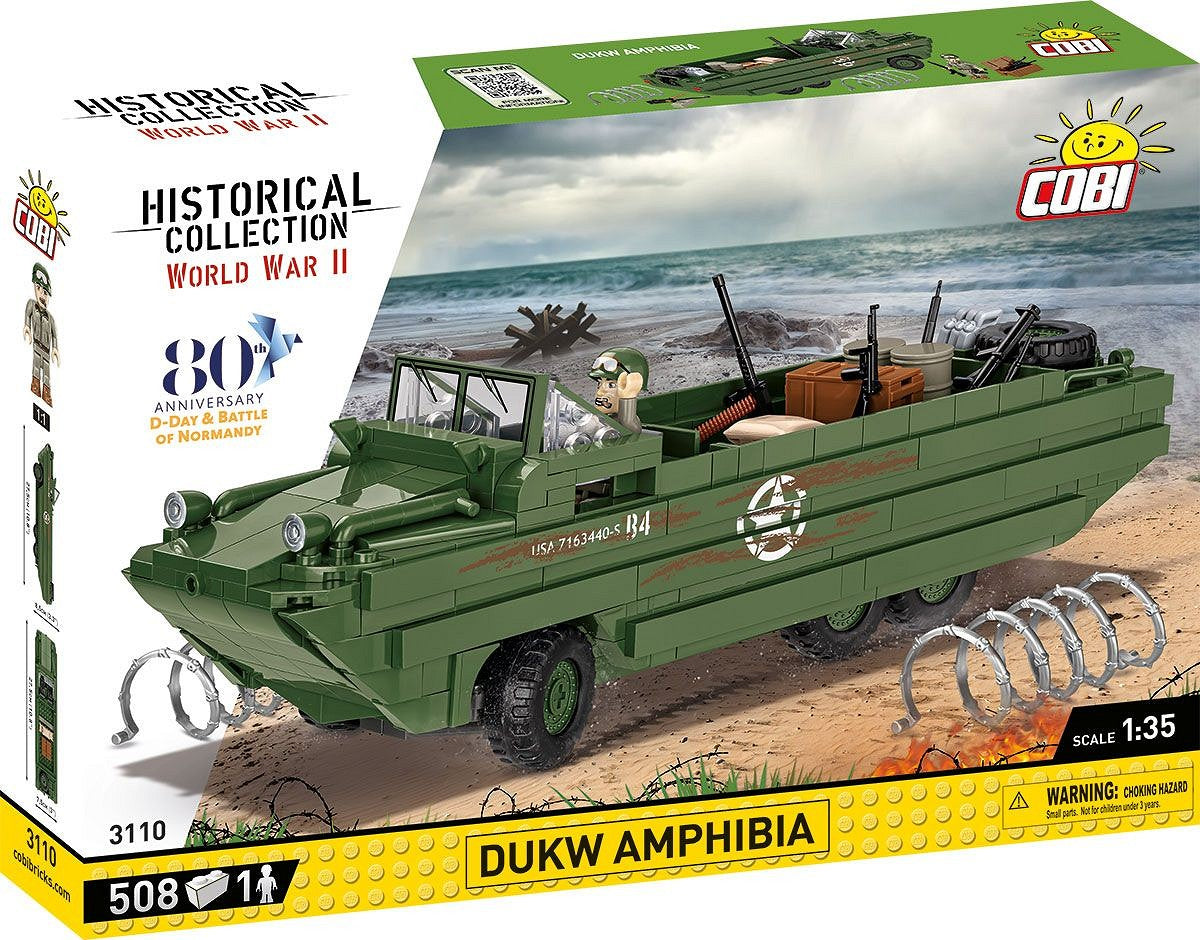 Cobi 3110 Dukw Anphibia Koottava Panssarivaunu
