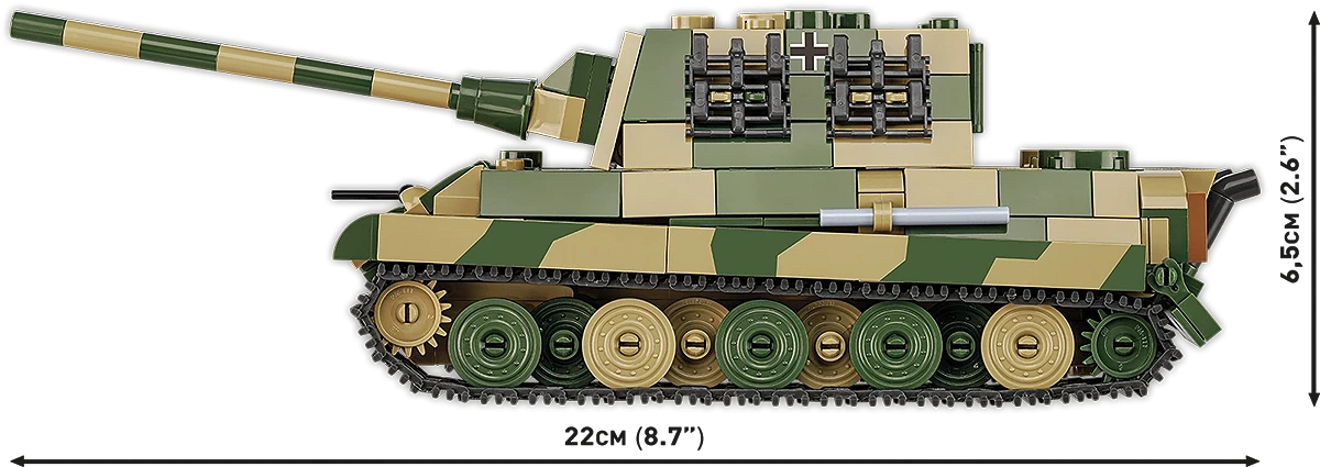 Cobi Hc Wwii Panzerjager Tiger Ausf.B Rakennettava Panssari 528 Osaa