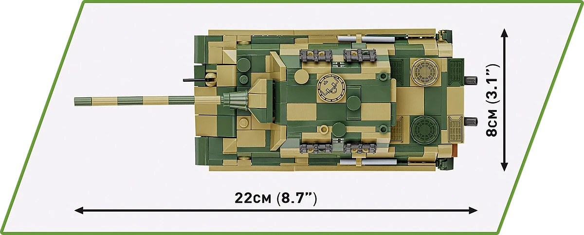 Cobi Hc Wwii Panzerjager Tiger Ausf.B Rakennettava Panssari 528 Osaa