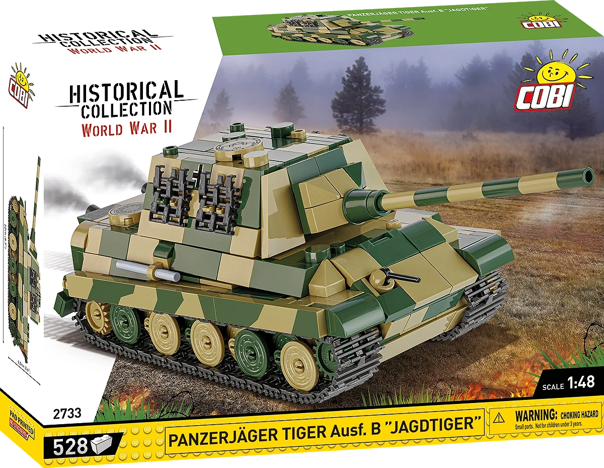 Cobi Hc Wwii Panzerjager Tiger Ausf.B Rakennettava Panssari 528 Osaa