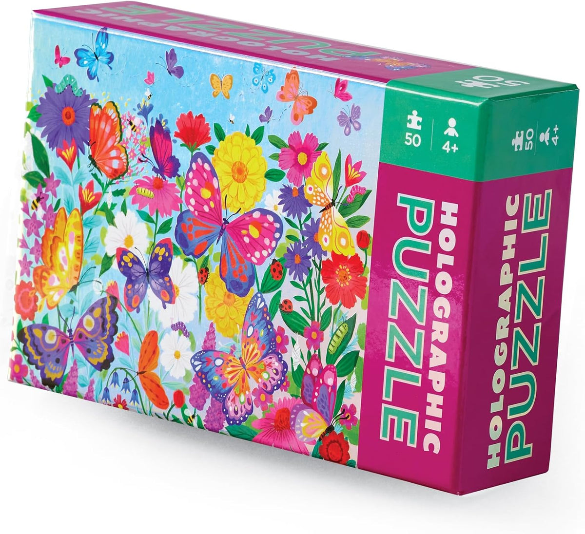 Crocodile Creek 50 Palan Palapeli Hologrammi Perhoset