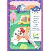 Djeco Vedellä Värjättävät Kuvat Matkalla