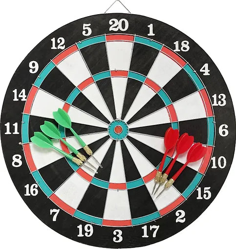 Tikka-/Dartstaulu + 6 Tikkaa