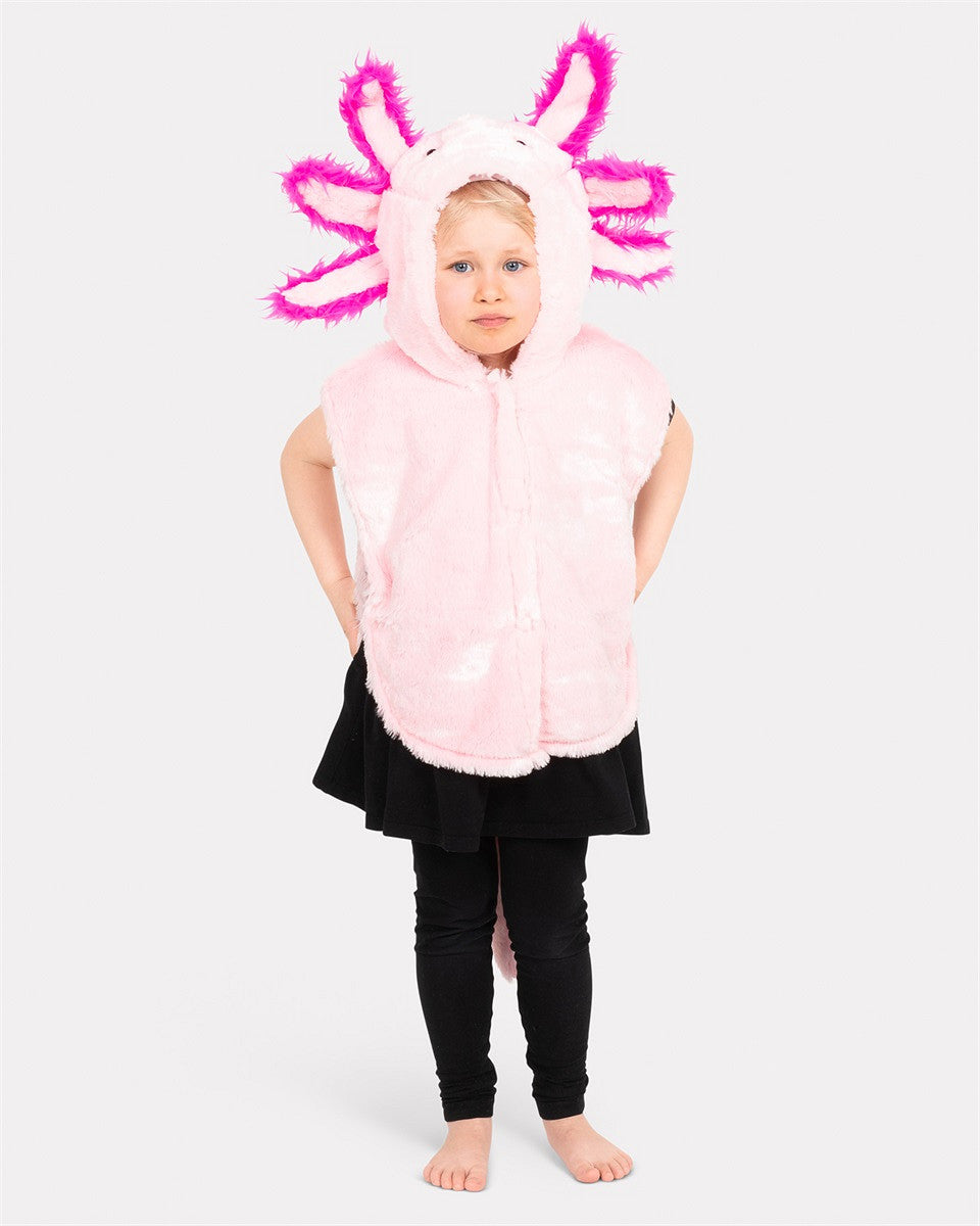 Den Goda Fen Axolotli Viitta Irrotettavalla Hännällä 86-110 cm (1-4v)