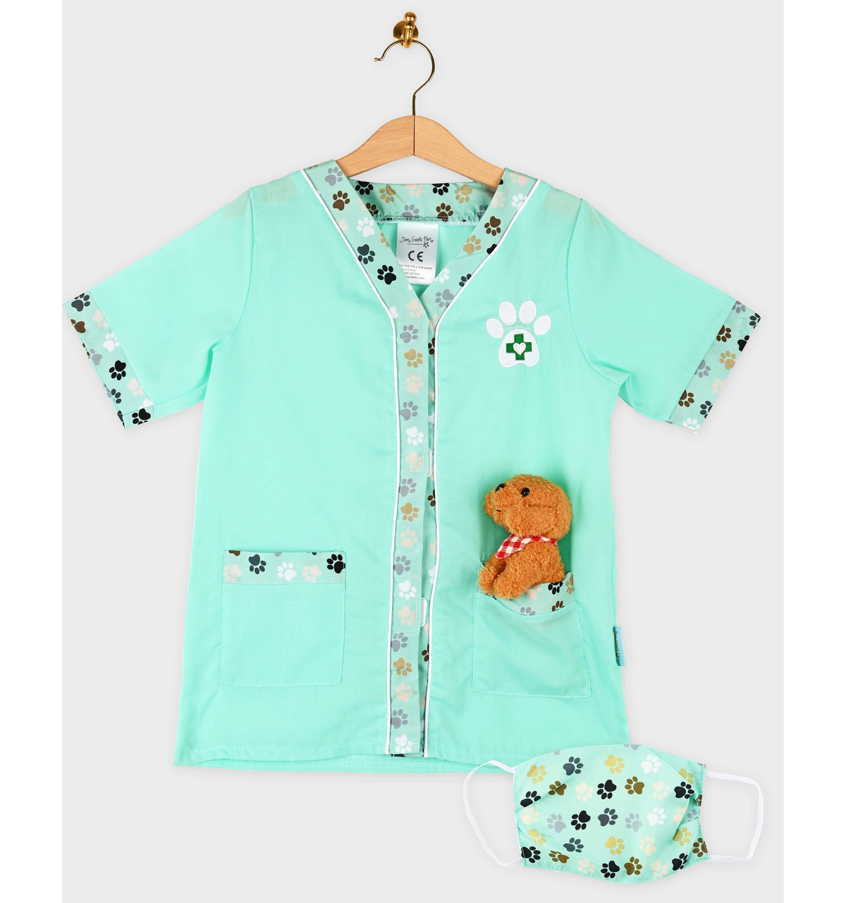 Den Goda Fen Eläinlääkärin Puku 122-128 cm (6-8v)