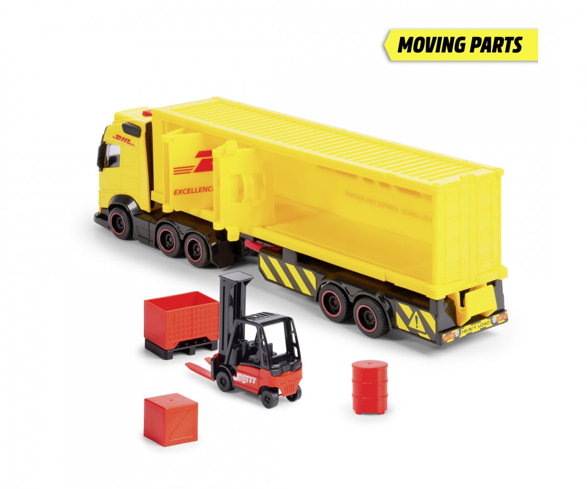 Dickie DHL Rekka sekä Trukki äänillä ja valolla