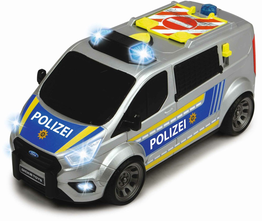 Dickie Toys Poliisiauto Äänillä Ja Aukeavilla Takaovilla