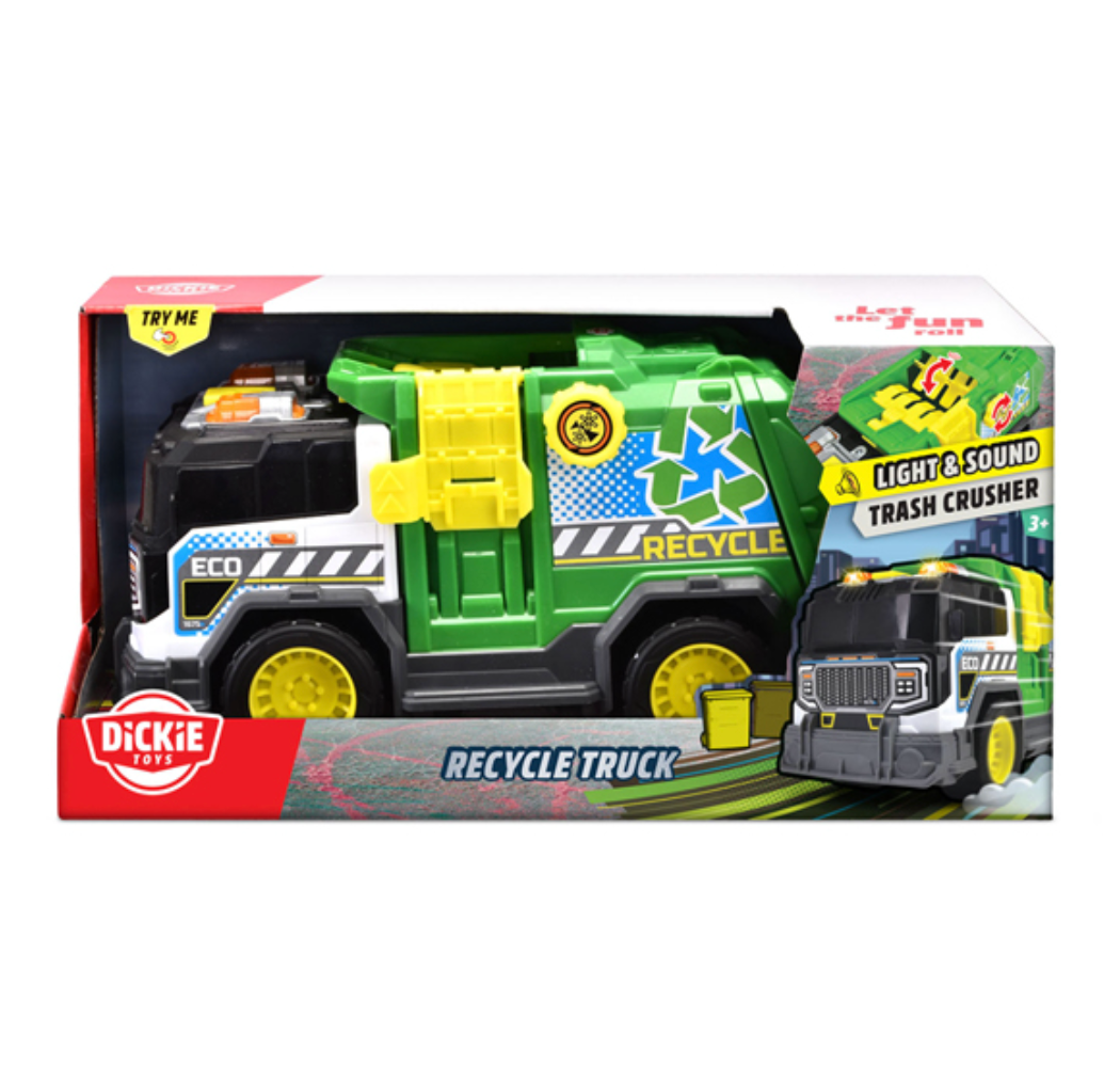 Dickie Toys Roska-Auto 28 cm Äänillä ja Valolla