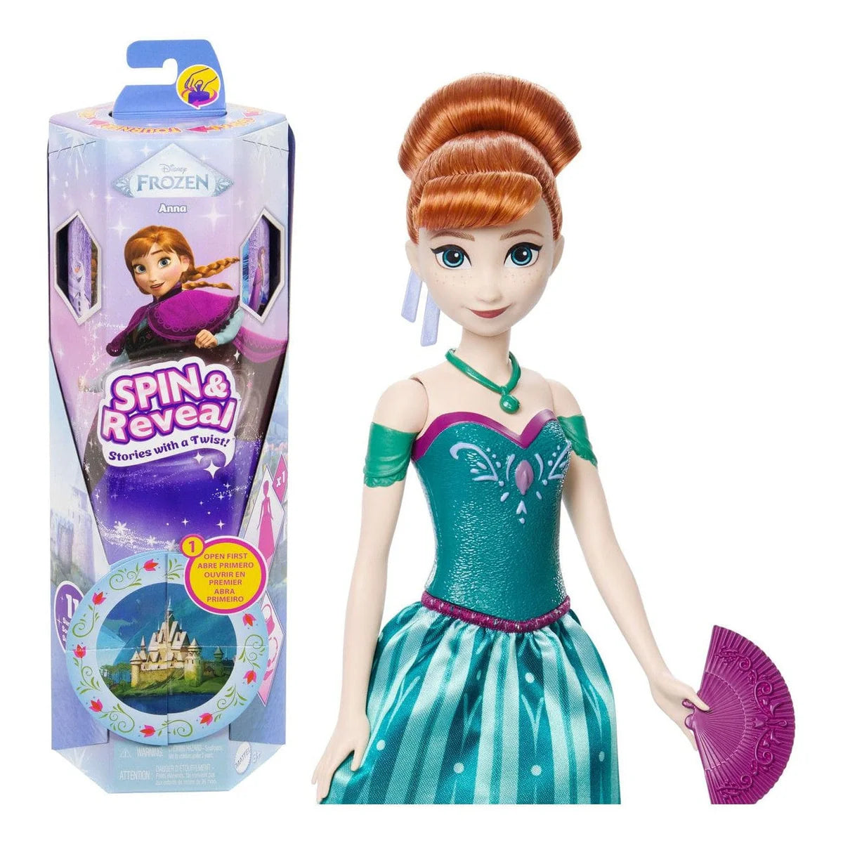 Disney Frozen Spin & Reveal W2 Anna Nukke 30 cm