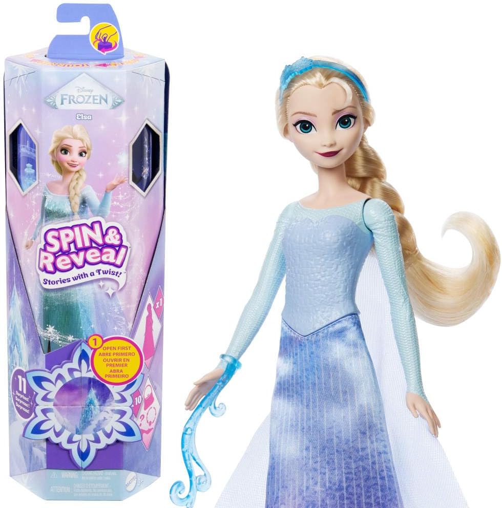 Disney Frozen Spin & Reveal W2 Elsa Nukke 30 cm