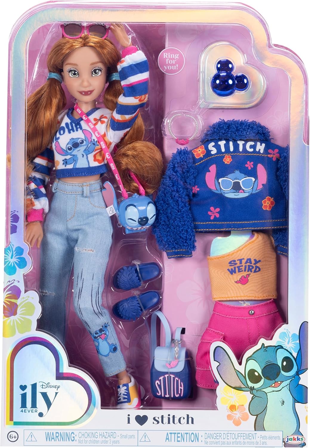 Disney ILY Stitch Muotinukke
