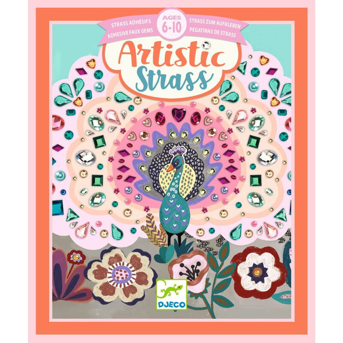 Djeco Artistic Strass Wild Beauty Timanttiaskartelusetti
