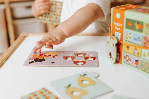 Djeco Puzzle Duo First Figures 12 Palapeliä