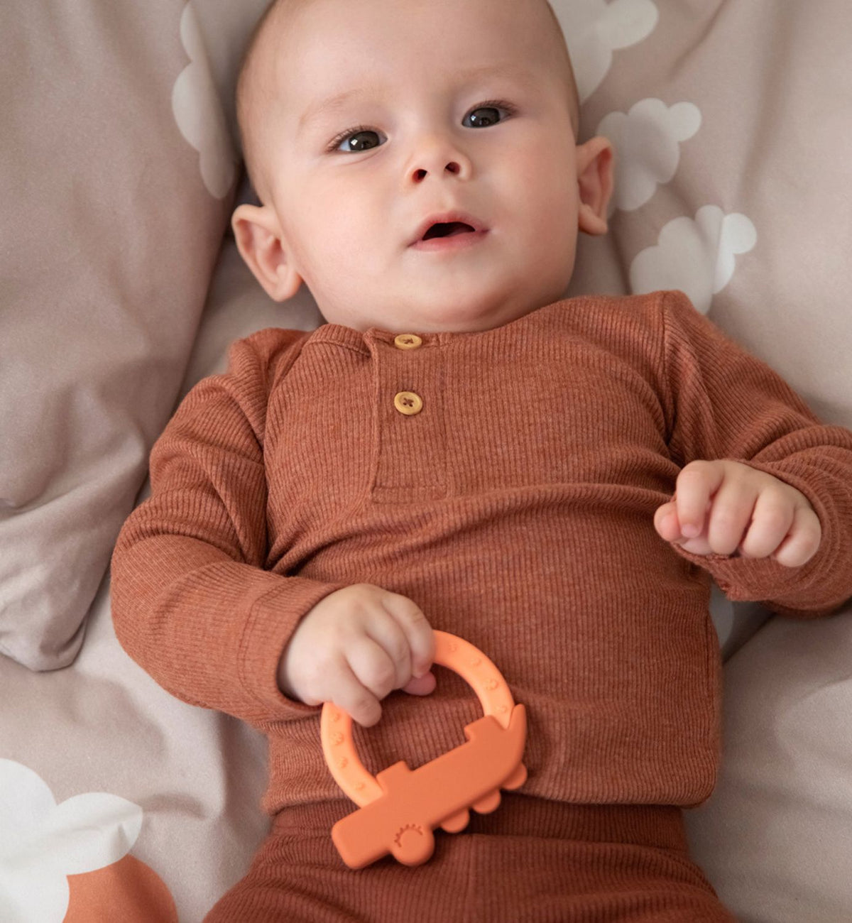 Done by Deer Deer Friends Purulelut 2-pakkaus Papaya / Hiekka